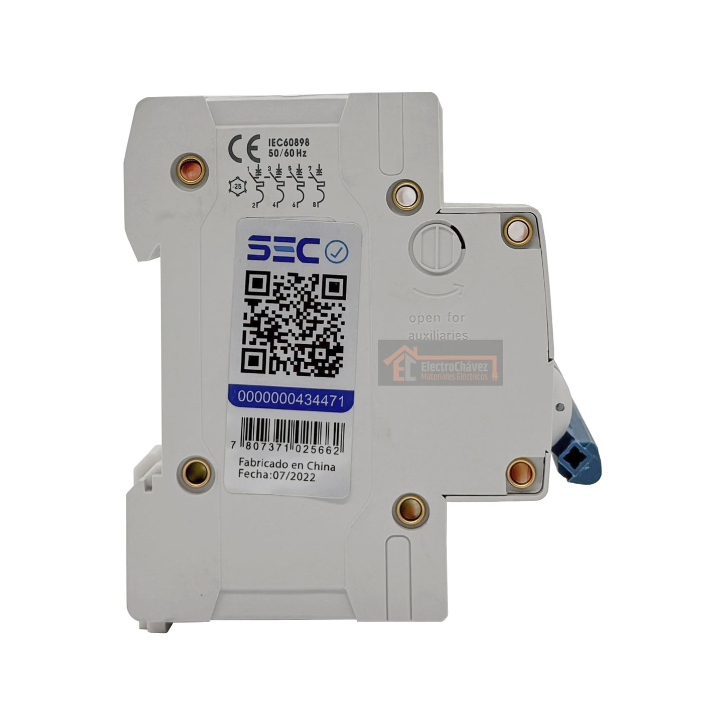 Interruptor Disyuntor Automático Tetrapolar 4p 16a (4x16a) 6ka Curva C - Lexo
